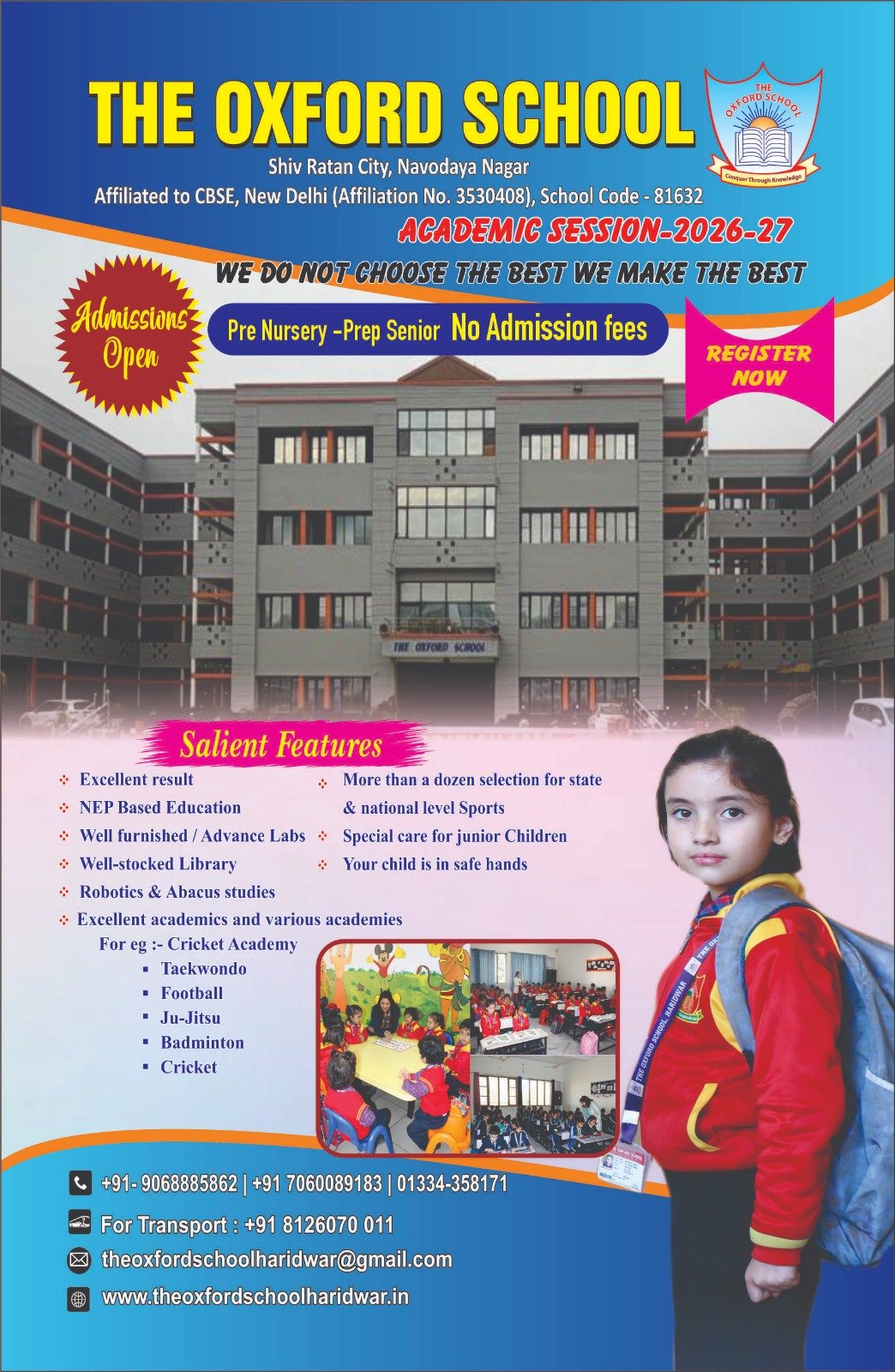 Admission Open